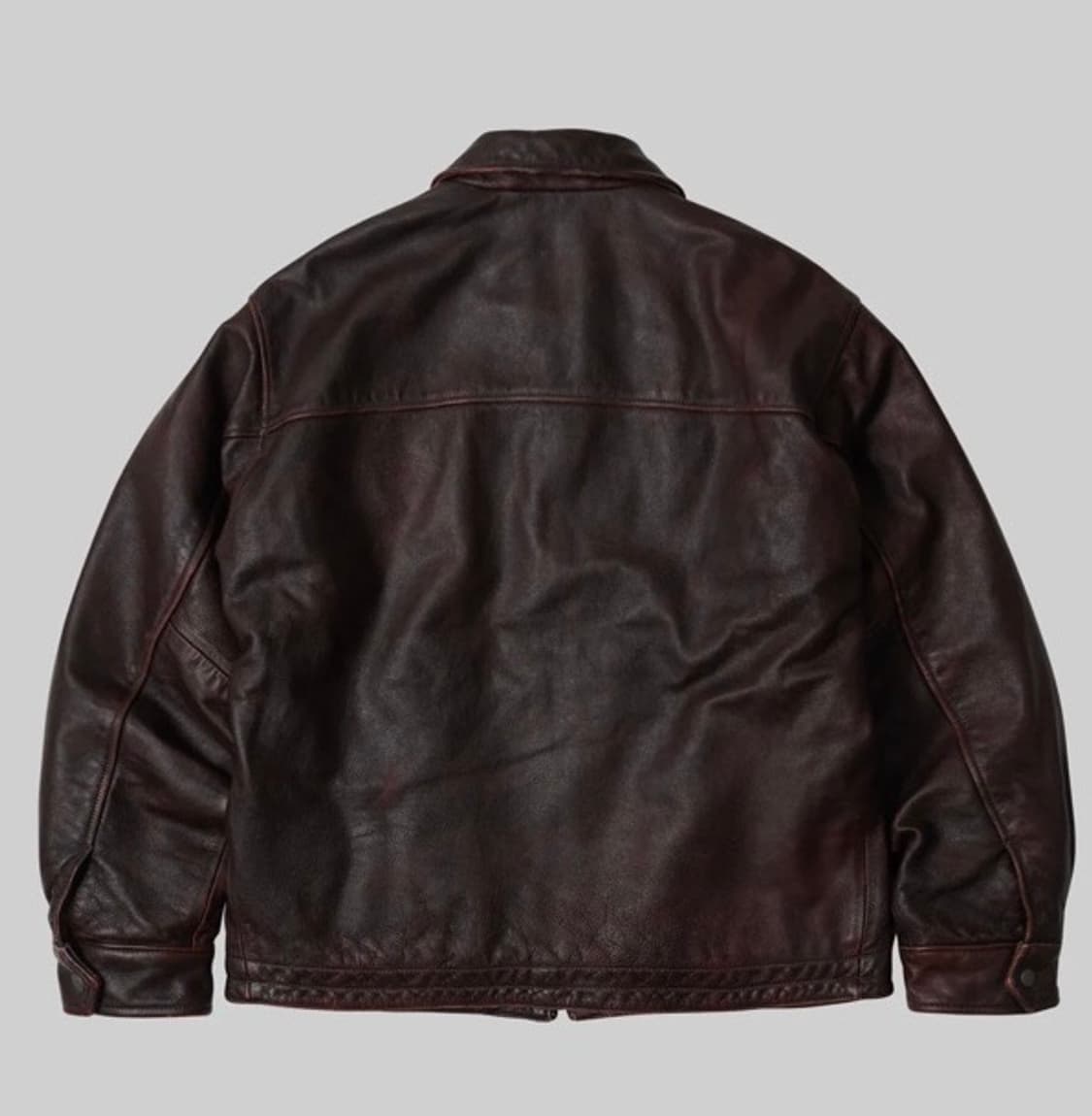 프리즘 웍스 Destroyed cowhide 가죽자켓  상품이미지3