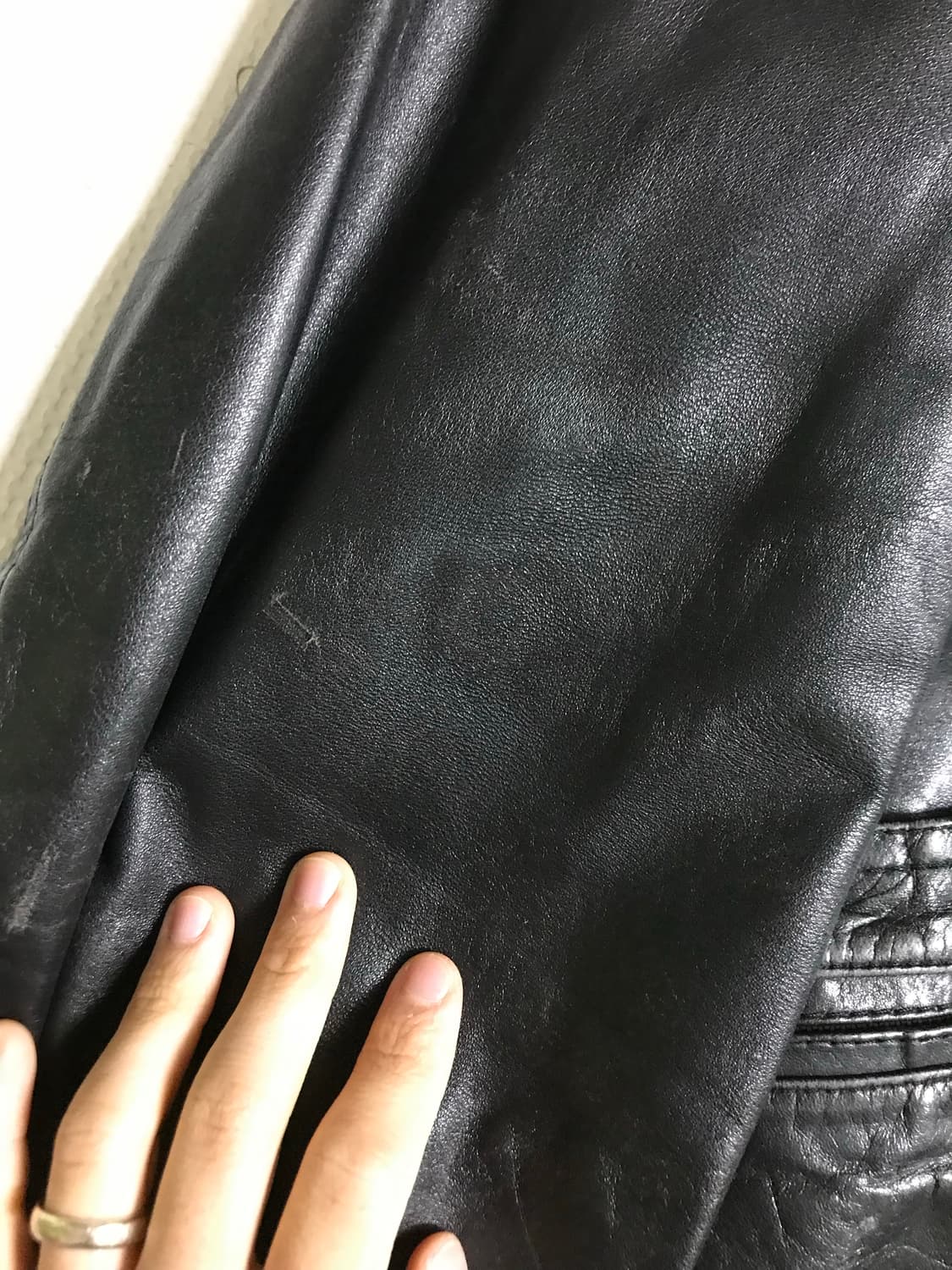 빈티지 레더 자켓 상품이미지5