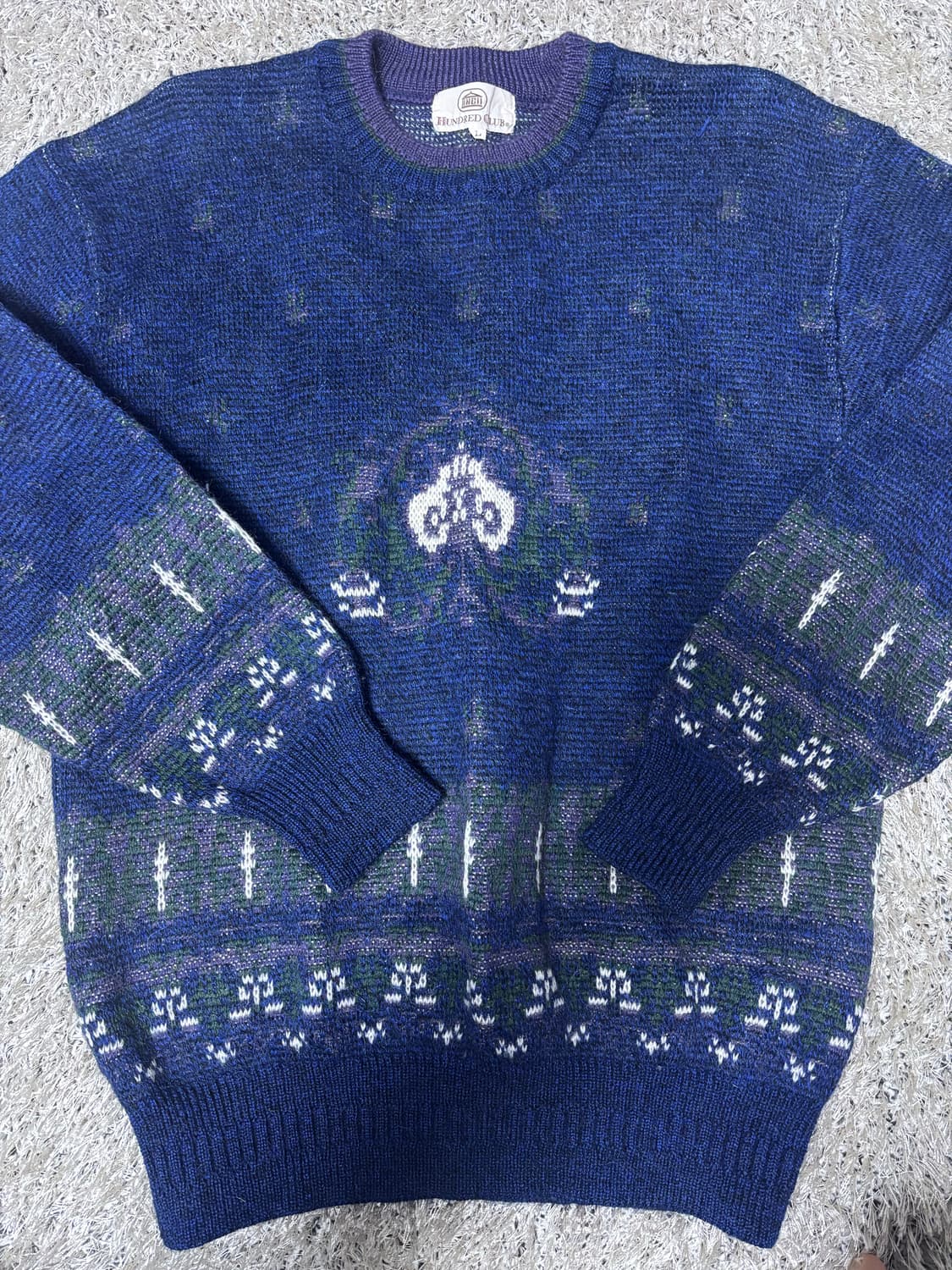 일제 모헤어 니트 사이즈 100 상품이미지1