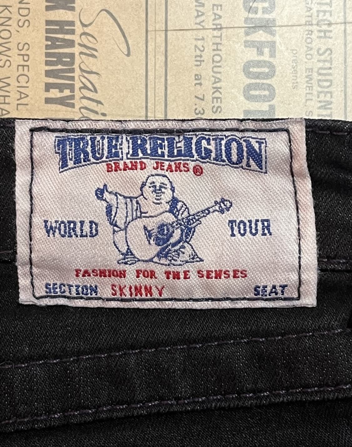 True religion black skinny pants 상품이미지3