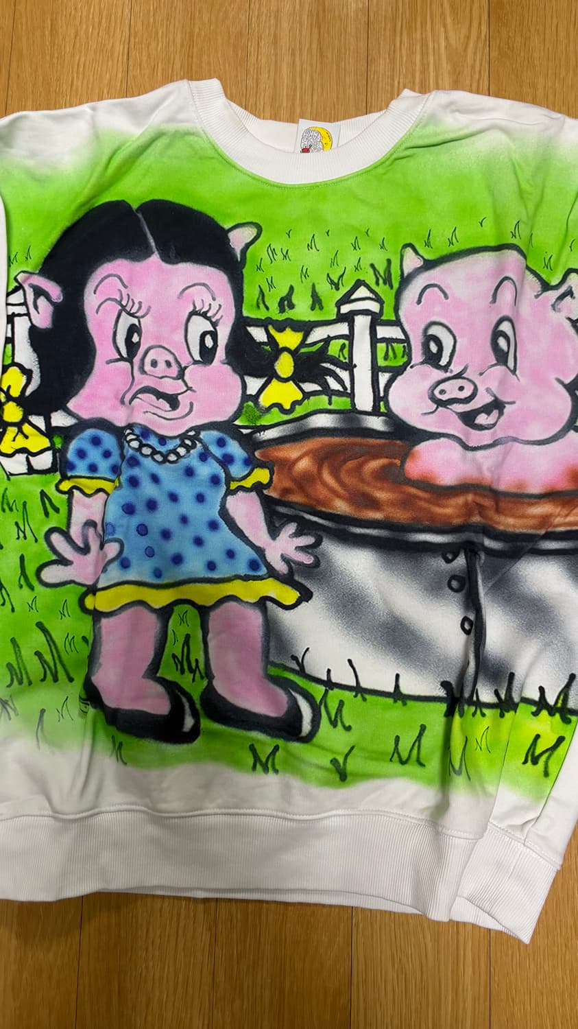 스카이하이팜 sky high farm 맨투맨 라지사이즈 상품이미지3