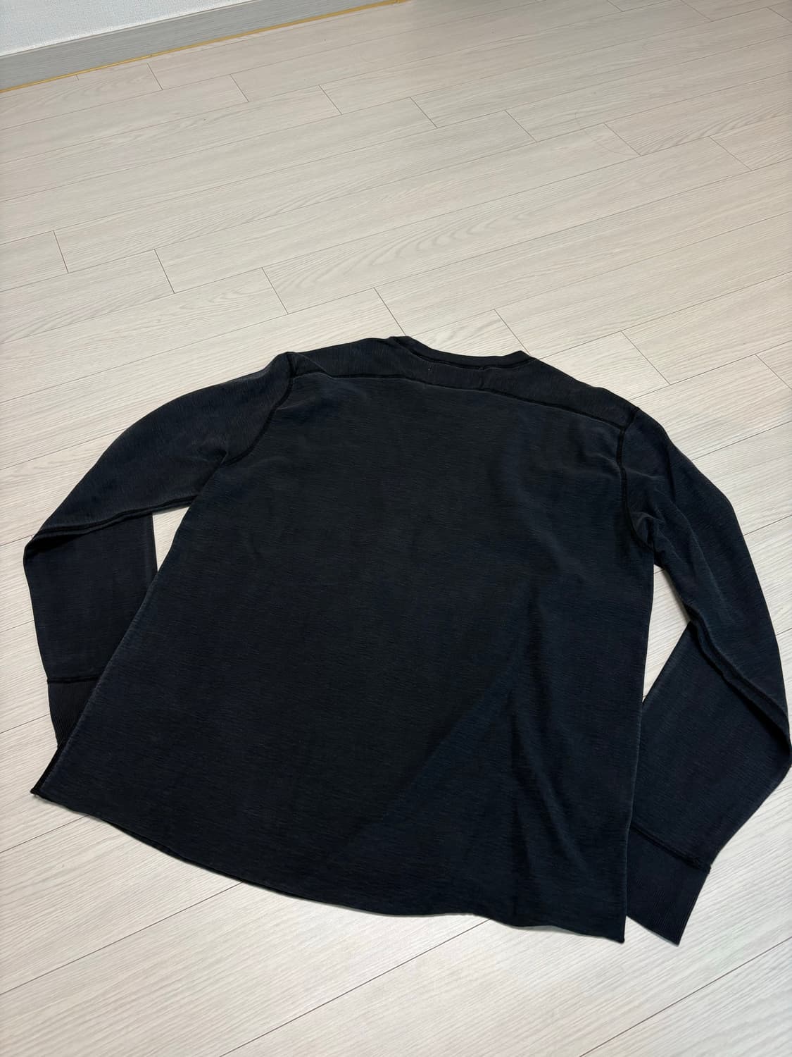 아워레가시 다이드 블랙 런닝 롱슬리브 티셔츠 48(100사이즈) 상품이미지2