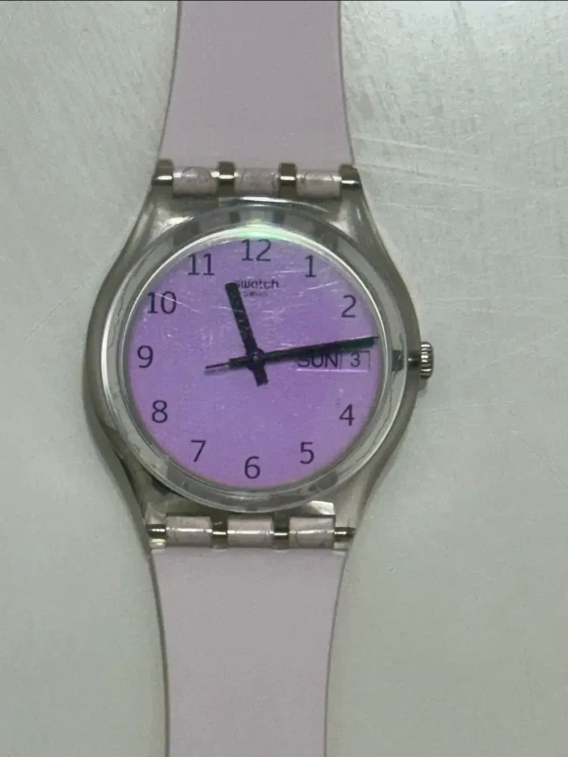 스와치 시계 스와치 울트라로즈 쿼츠 화이트 상품이미지2