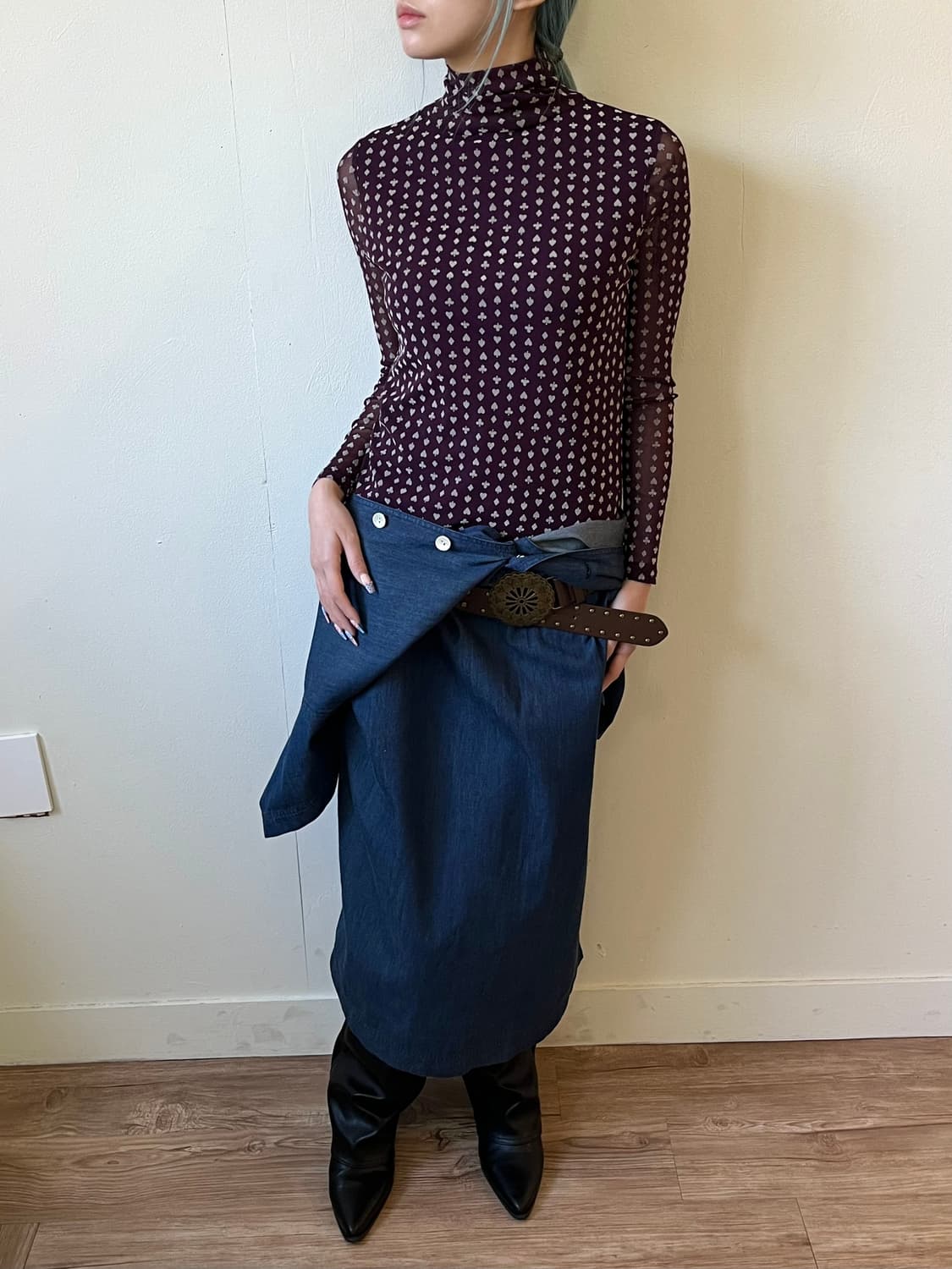 VENIE 트럼프 터틀넥 상품이미지5