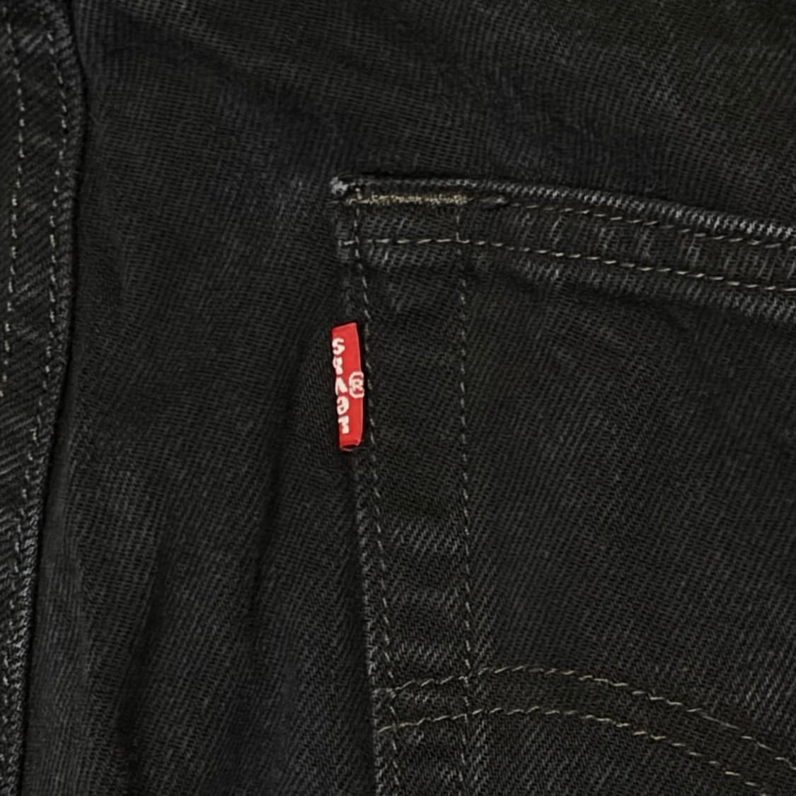 00s 미국 빈티지 리바이스 501 블랙진 청바지 상품이미지7