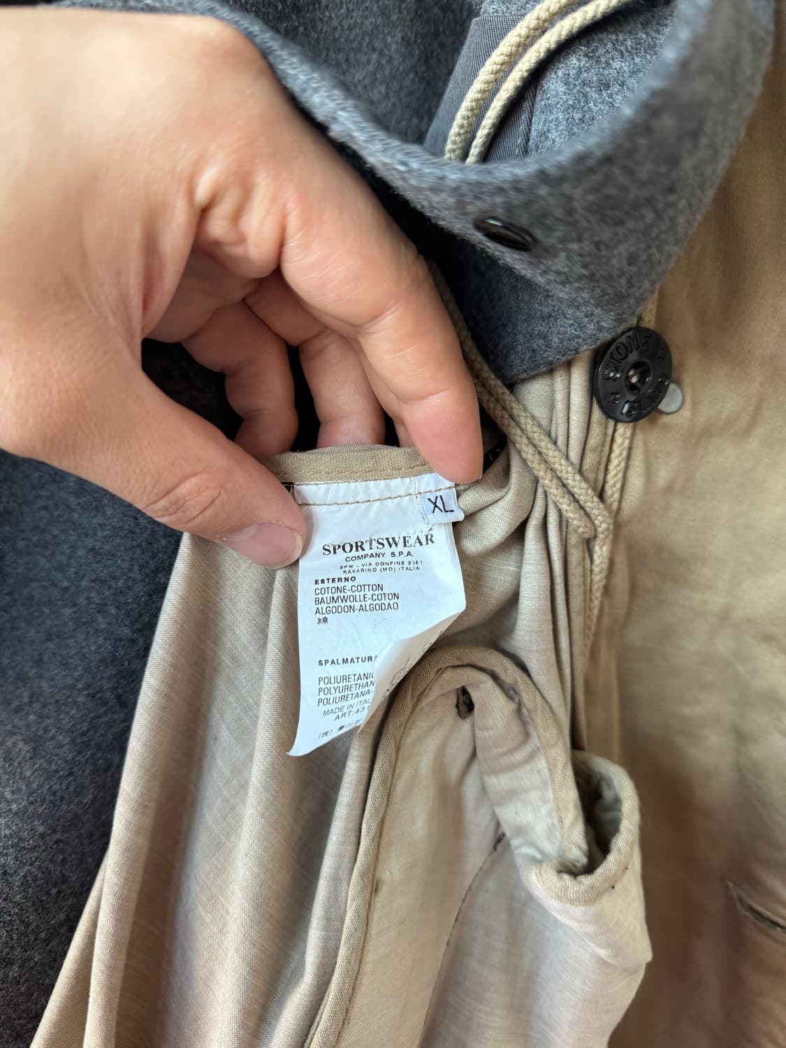 Fw05 스톤아이랜드 라소고마토 라이너코트 상품이미지8