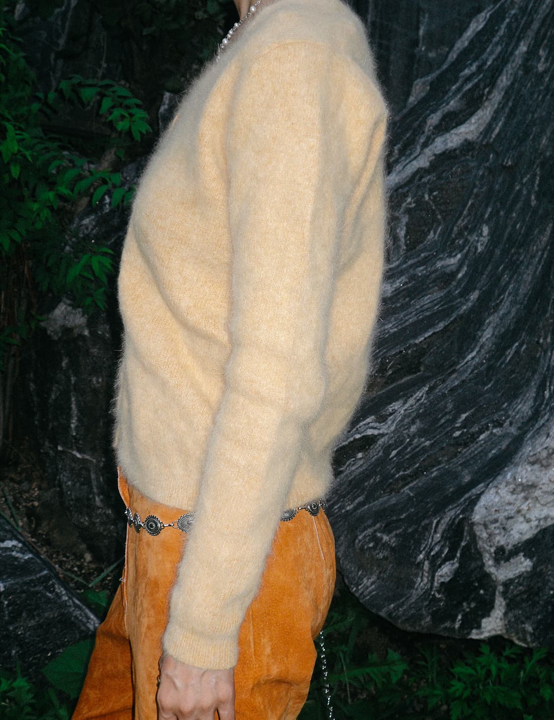Nice claup angora cardigan 상품이미지3