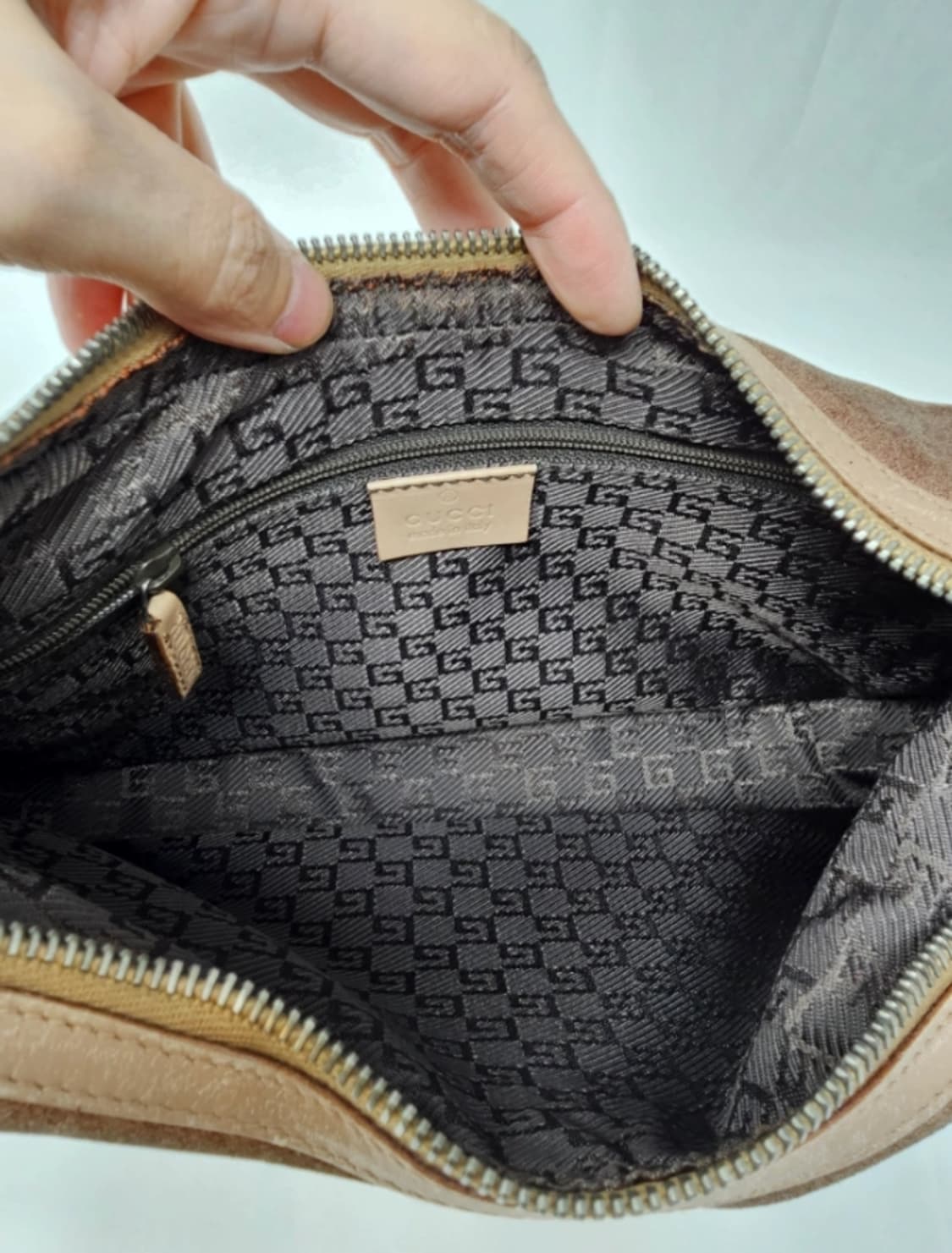 정품 구찌 스웨이드 호보백 가방 상품이미지10