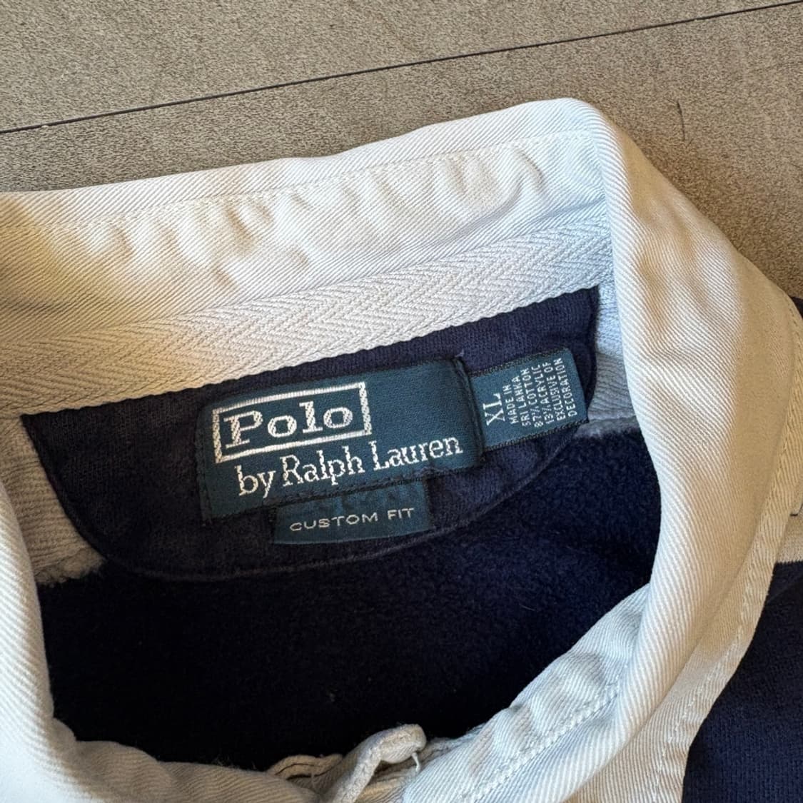 폴로 정품 스트라이프 럭비 티셔츠 상품이미지5