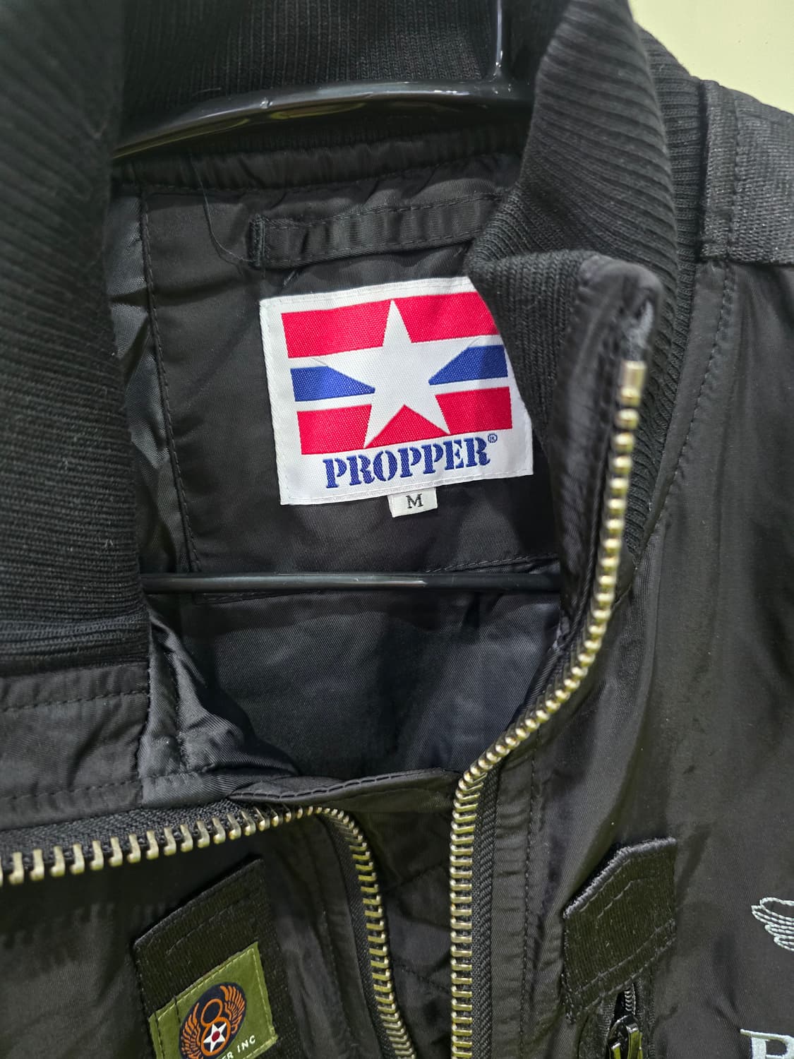 PROPPER 블랙 항공 점퍼 상품이미지10