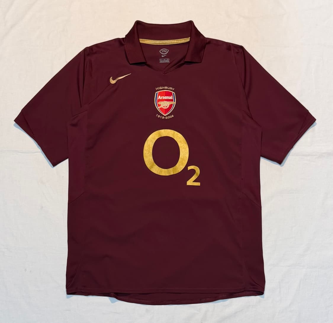 나이키 05-06 아스날 하이버리 노마킹 홈 유니폼 상품이미지1