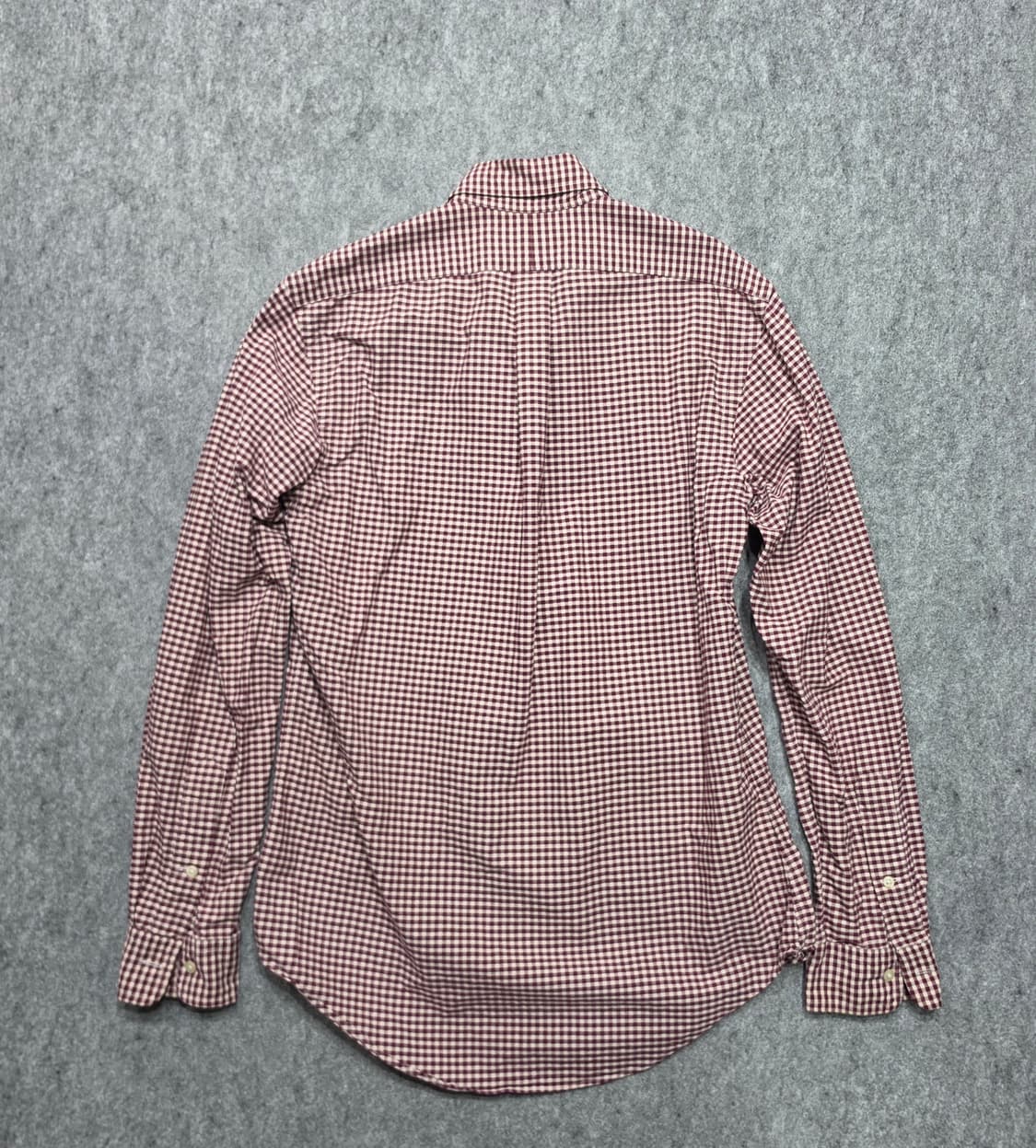 폴로 랄프로렌 커스텀핏 깅엄 체크 셔츠 S 상품이미지2