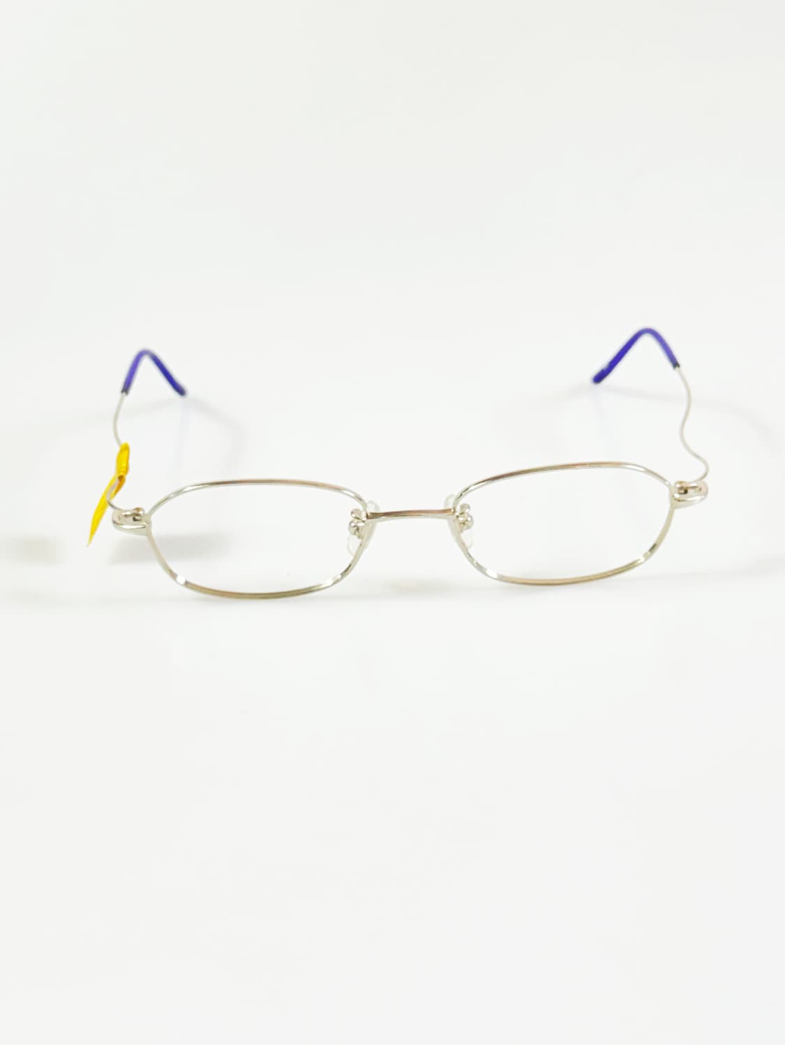 90s TENSHO 실버 메탈 슬림 스퀘어 빈티지 안경 상품이미지2