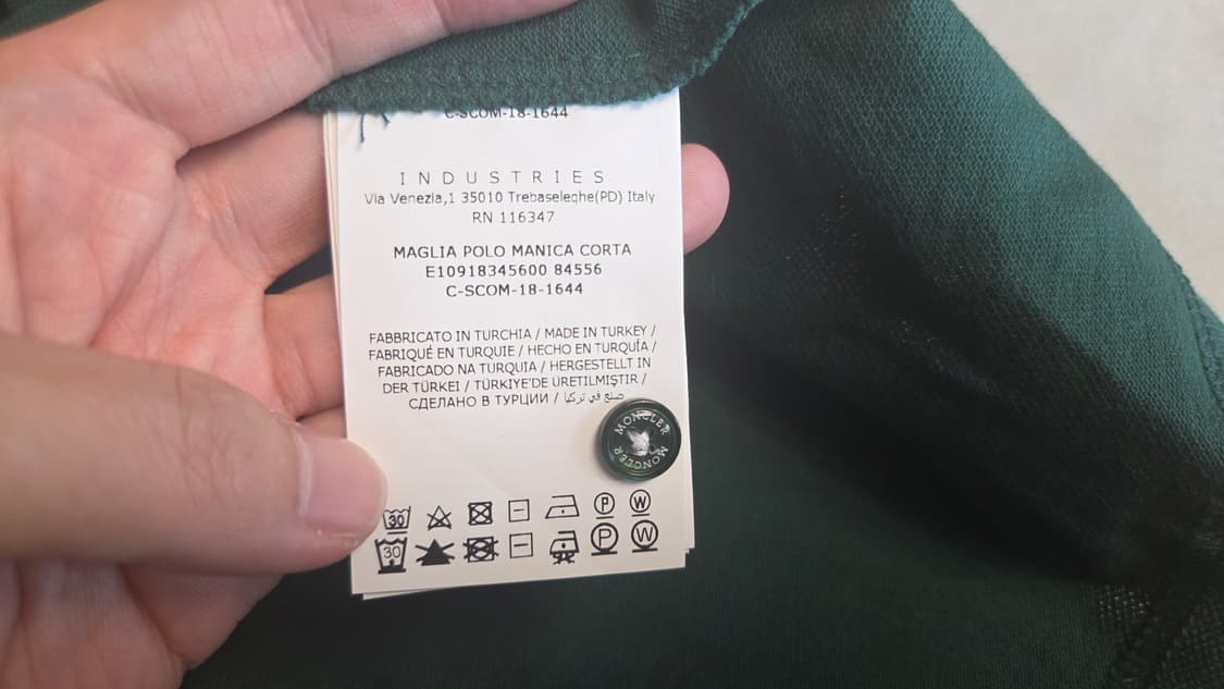 몽클레어 컬러 트리밍 PK 폴로 반팔 티셔츠  상품이미지7