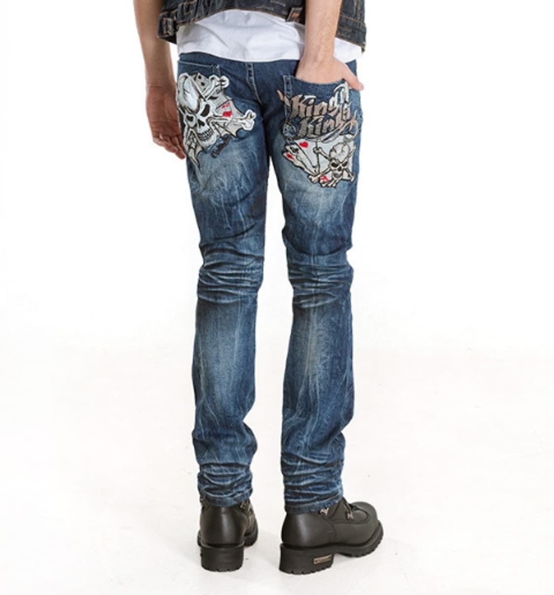 스컬포커 스트레이트진  상품이미지2