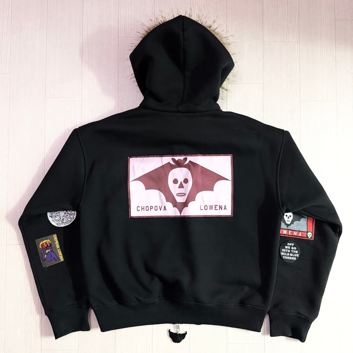 초포바 로위나 퍼 후드 집업 상품이미지4