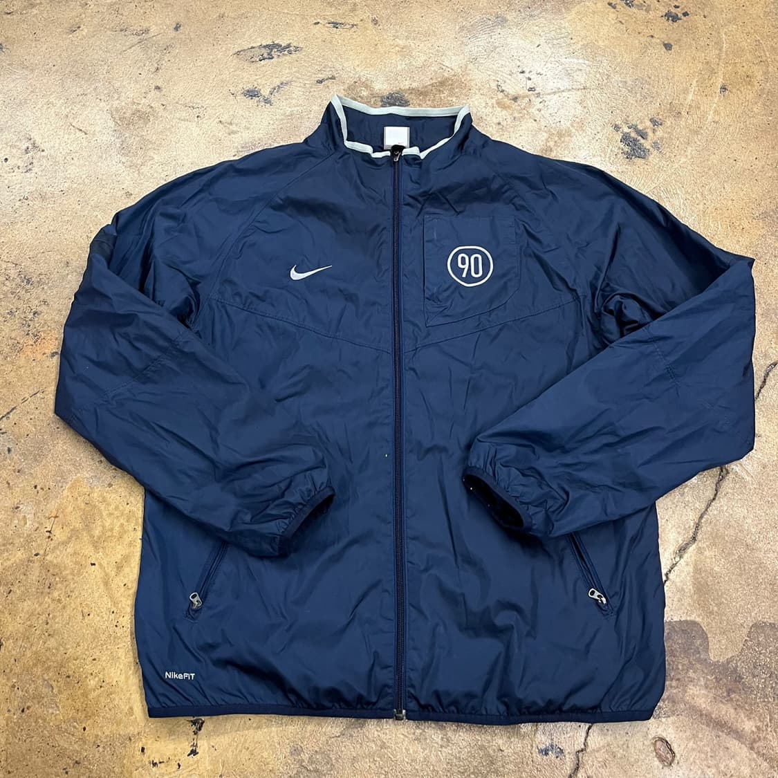 [정품/L] 나이키 네이비 바람막이  자켓 b17 상품이미지2