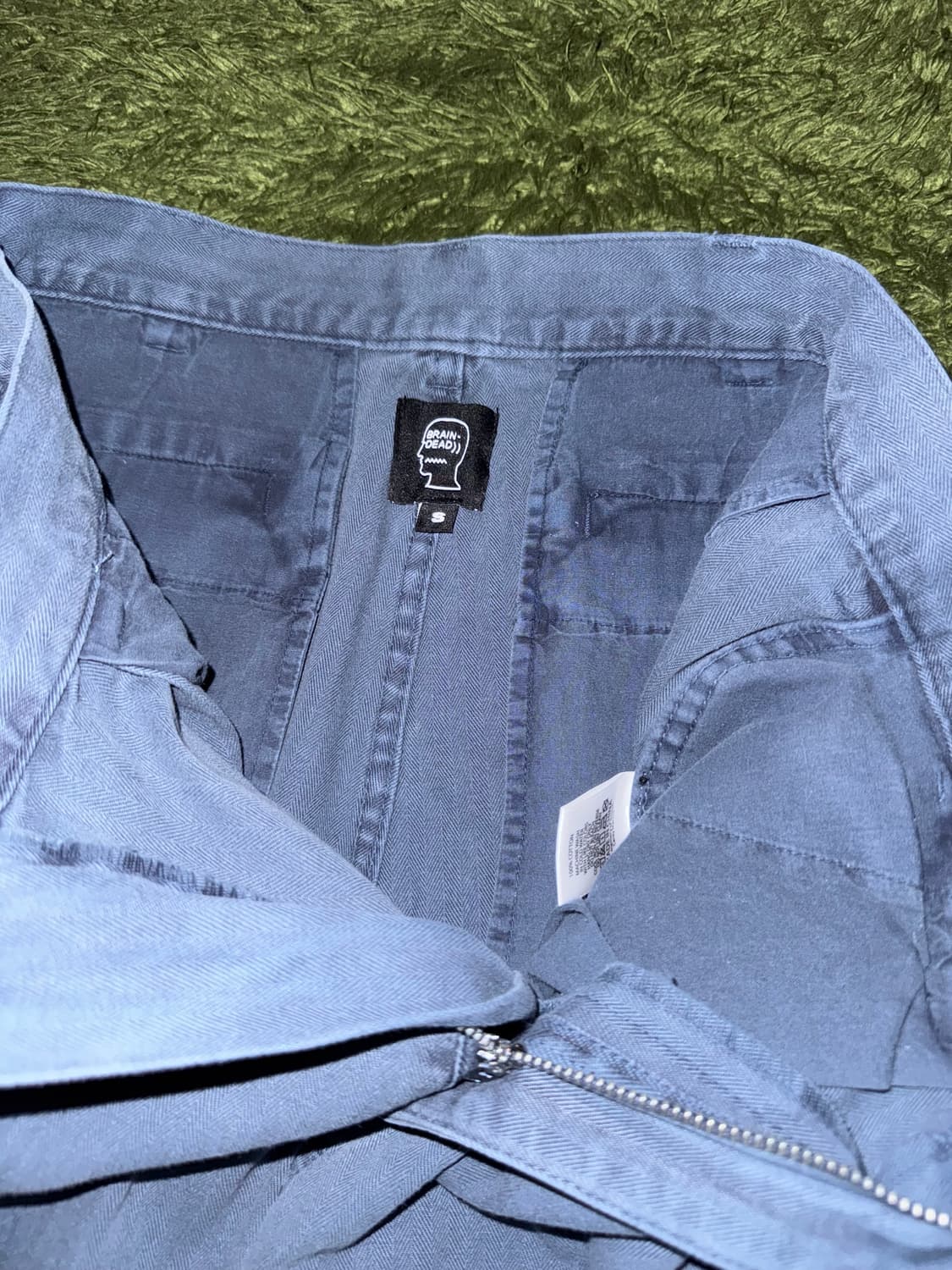 [S] BRAIN DEAD 브레인데드 피그먼트 다잉 해링본 팬츠 상품이미지4