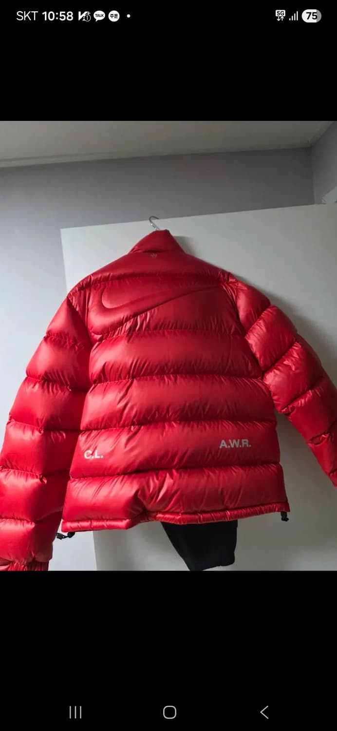 나이키 녹타패딩 레드 us L 상품이미지1