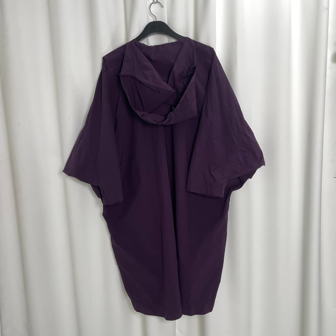 ISSEY MIYAKE 퍼플 하이넥 오버핏 코트 상품이미지2