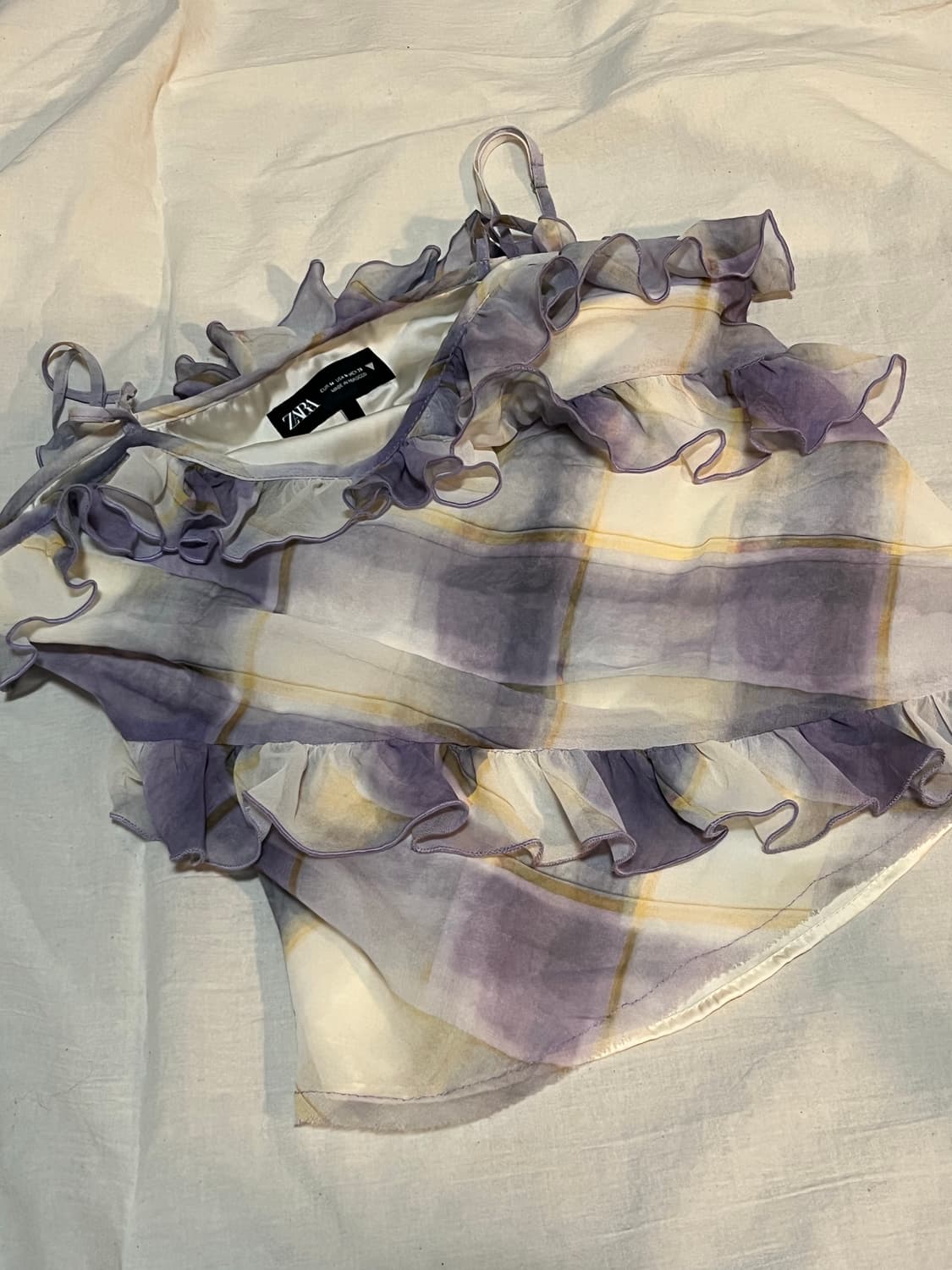 새상품) zara 러플 나시 상품이미지1