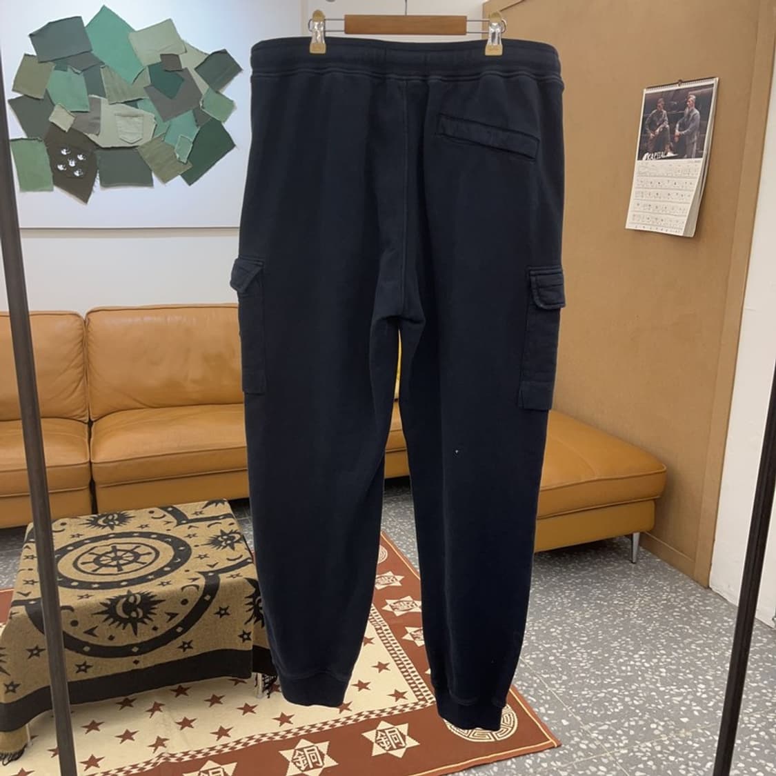 스톤 아일랜드 스트릿 힙합 와펜 조거 카고 스웻팬츠 35인치 C08625 상품이미지4