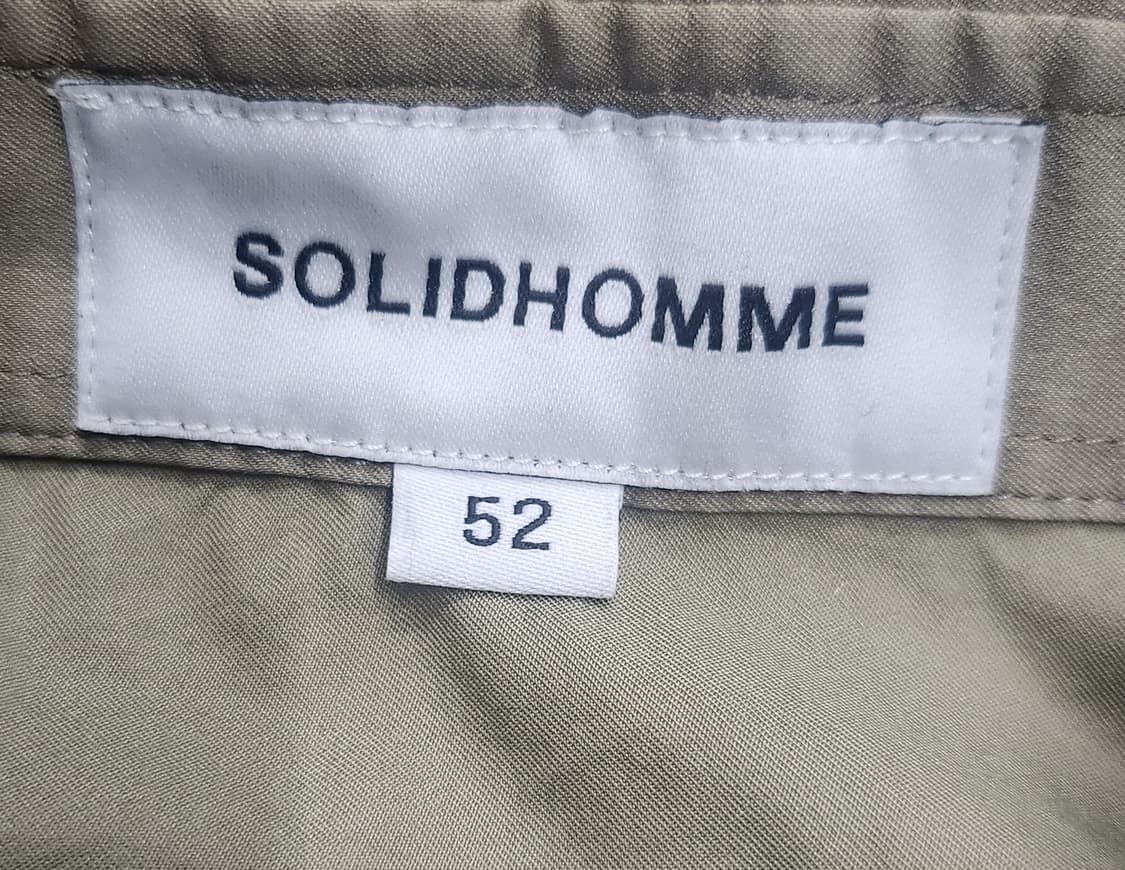 솔리드옴므 카키 셔츠 52사이즈 (105) 상품이미지3