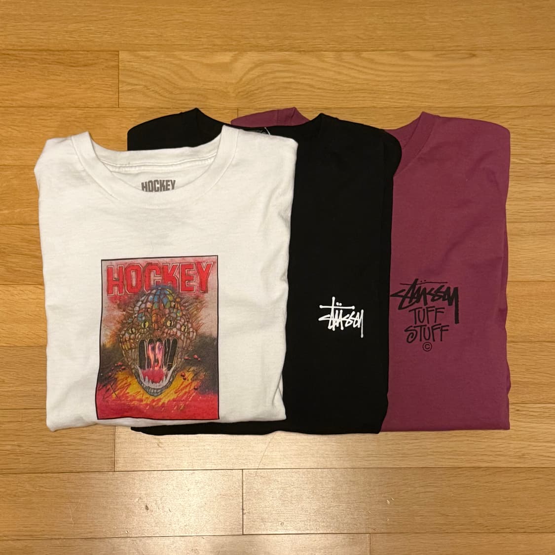 스투시, 하키 스트릿 반팔 티셔츠 일괄 상품이미지1