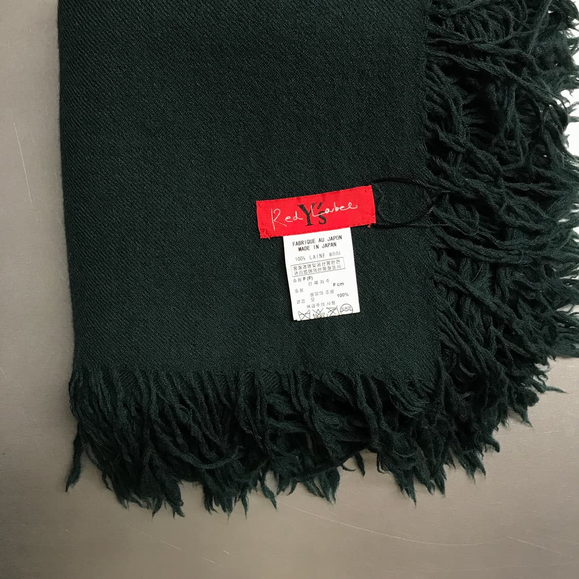 Y's 요지야마모토 머플러 그린 상품이미지2