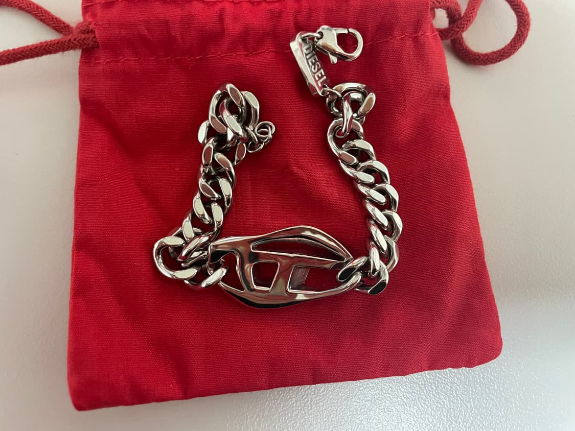 디젤 로고 팔찌 상품이미지3