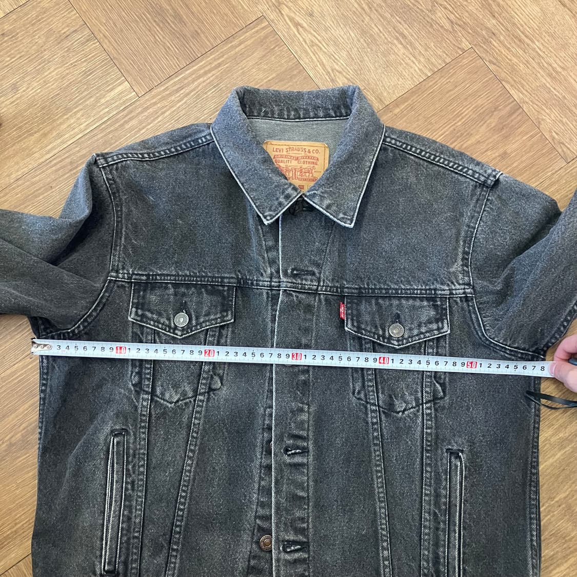 N8 리바이스 데님 청자켓 흑청 블랙 70506 빈티지 상품이미지6