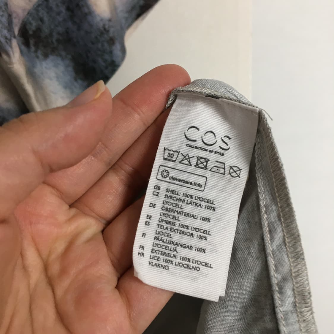 COS 코스 프린티드 셔츠 원피스 상품이미지5