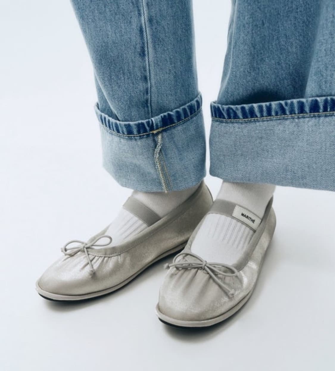 <새상품>마리떼 리본플랫슈즈 상품이미지4
