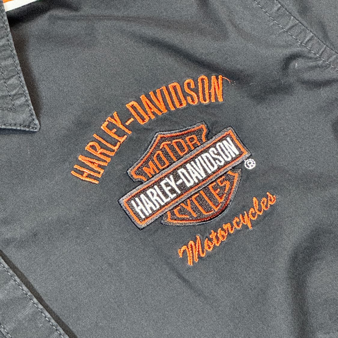 여S) 할리데이비슨 자수로고 반팔 셔츠 상품이미지3