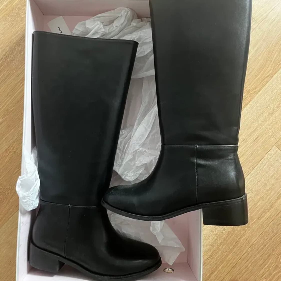 [실착 30걸음!!!]지니킴 블랙 롱부츠 상품이미지4