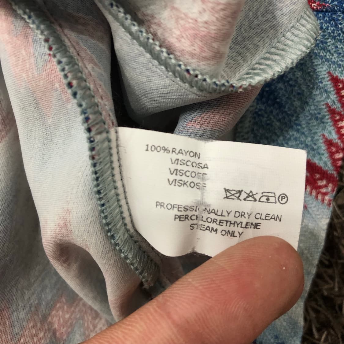 미쏘니 슬리브리스 민소매 패턴 원피스 상품이미지5