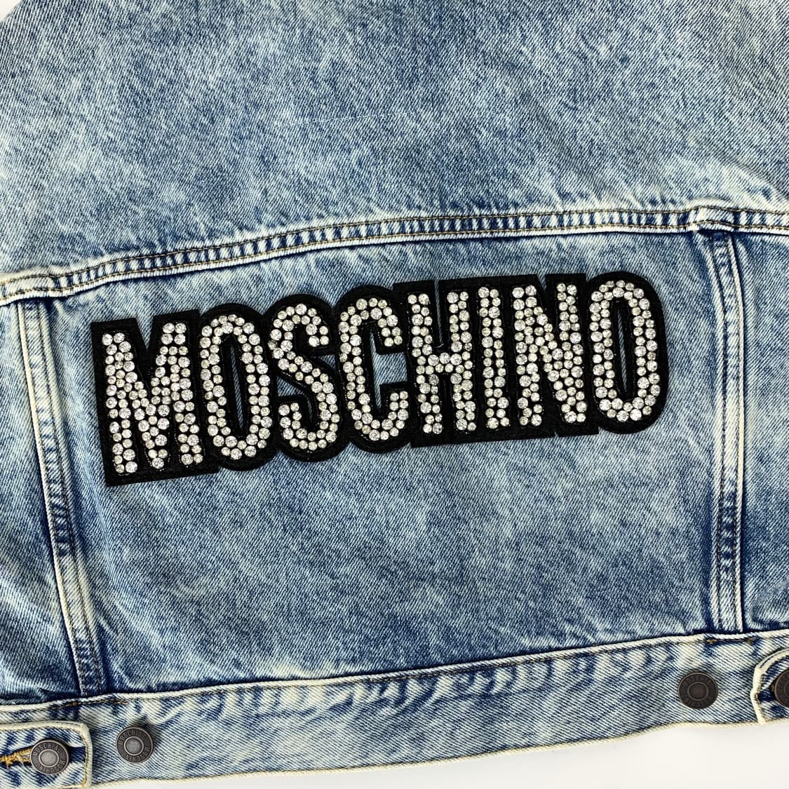 h&m x 모스키노 크롭 데님 자켓 상품이미지7