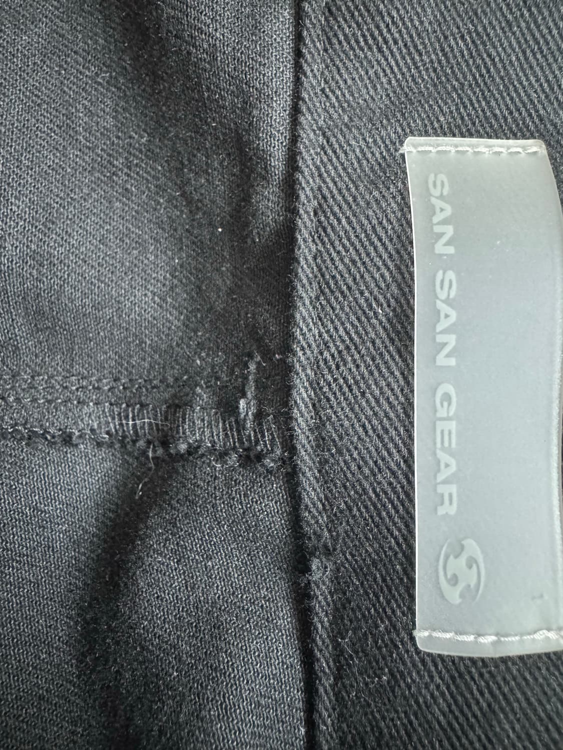 [1] 산산기어 레이어 포켓 카고 팬츠 블랙 상품이미지4