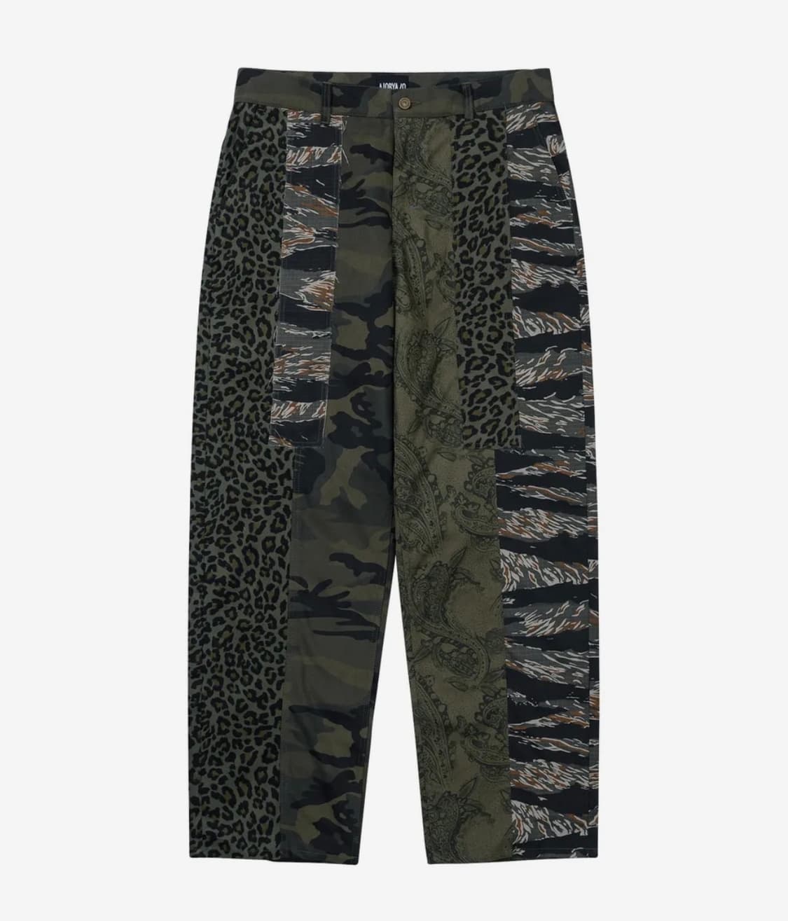 아조바이아조 패턴 믹스드 팬츠 상품이미지1