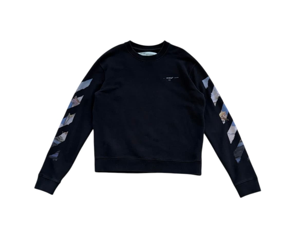 오프화이트 19SS 모네 유화 에로우 스웻 상품이미지2