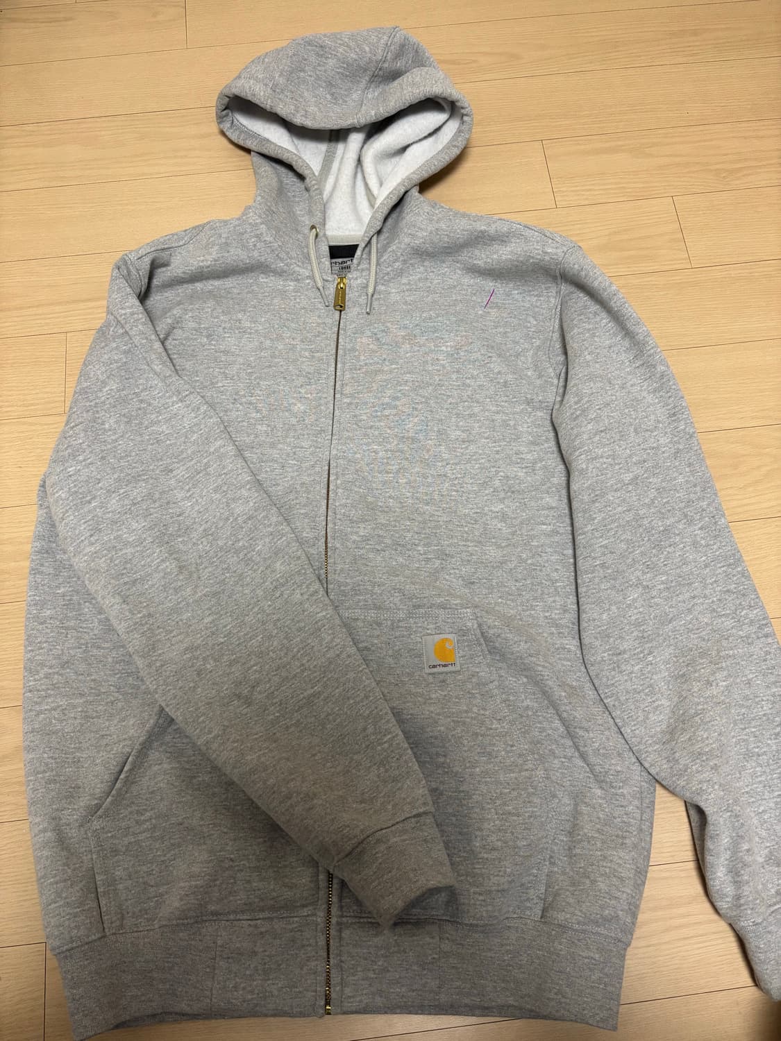 칼하트 회색 후드집업 M 상품이미지1