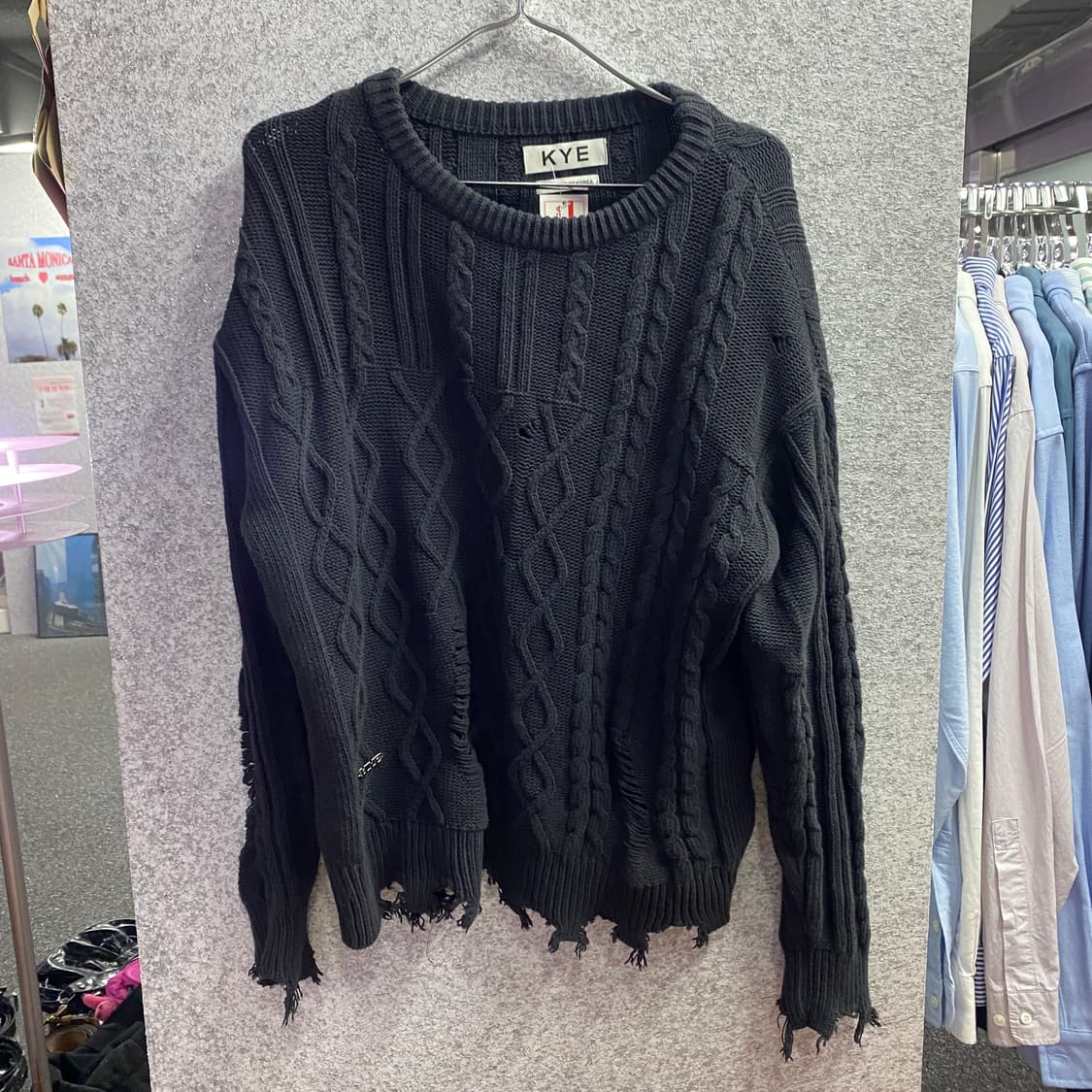 KYE 디트로이트 꽈배기 니트 B3340 상품이미지2