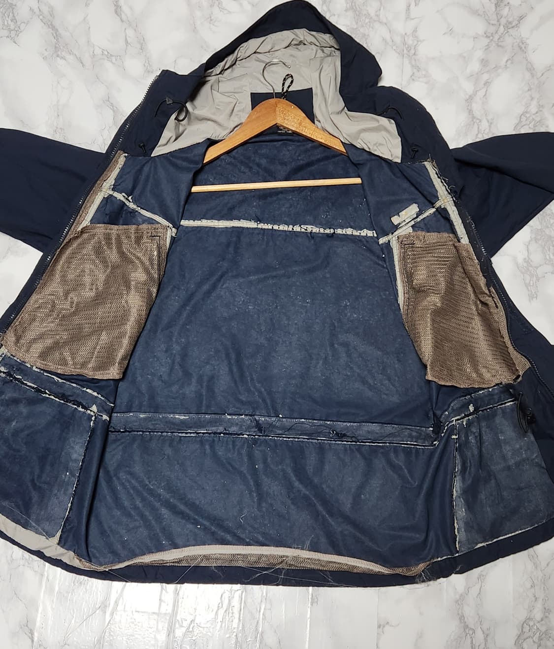 파타고니아 90s 네이비 시티보이 바람막이 후드 자켓 상품이미지6