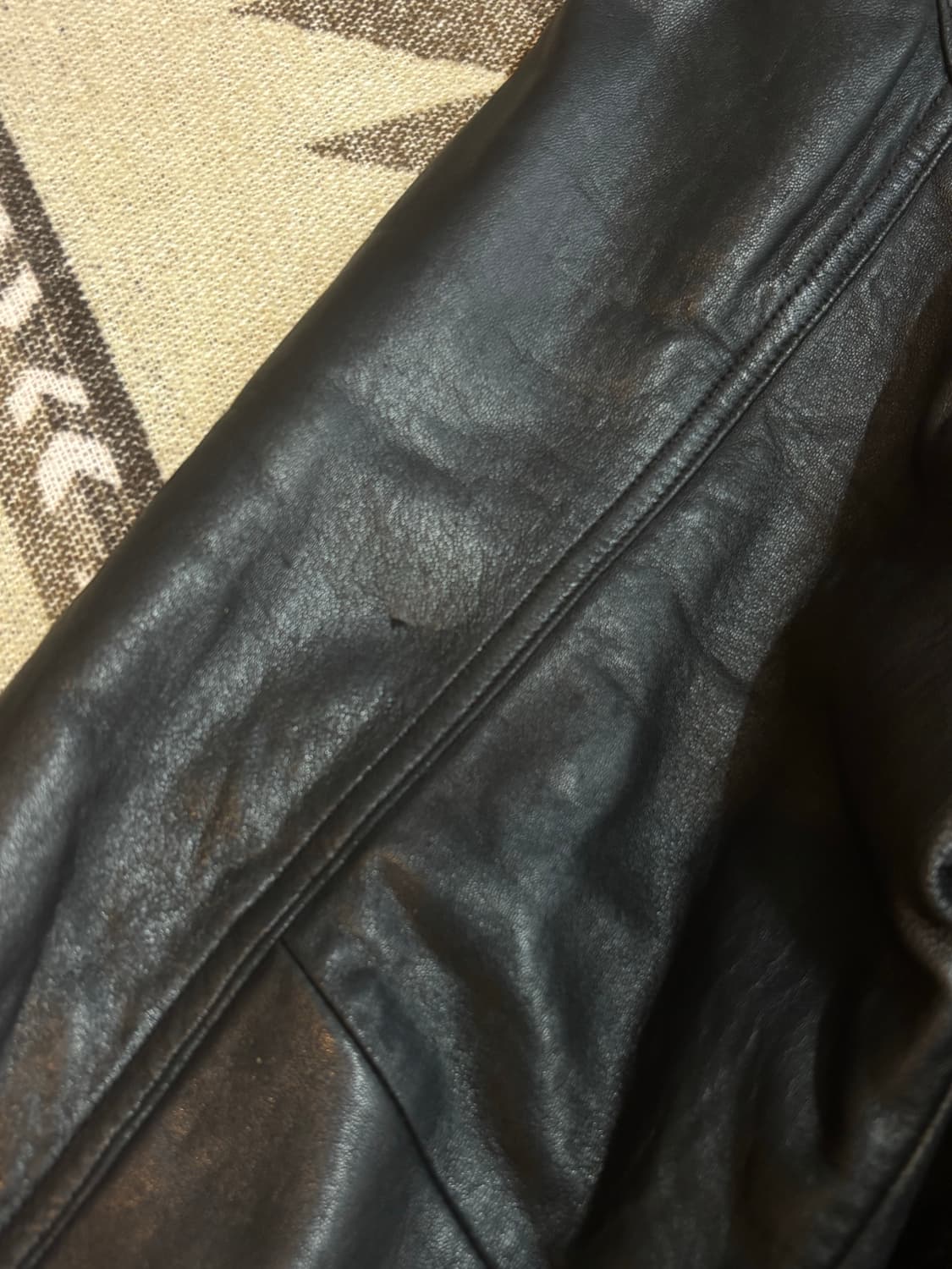 빈티지 가죽 자켓 상품이미지9
