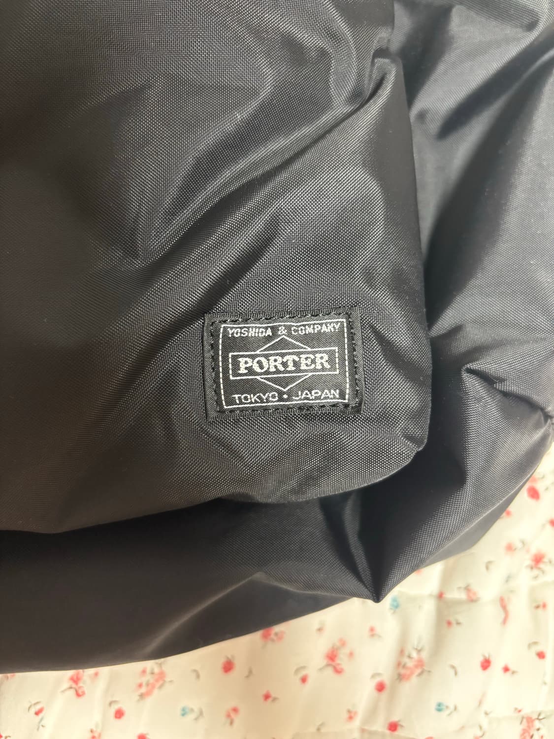 포터 x 꼼데가르송 백팩 라지 블랙 상품이미지2