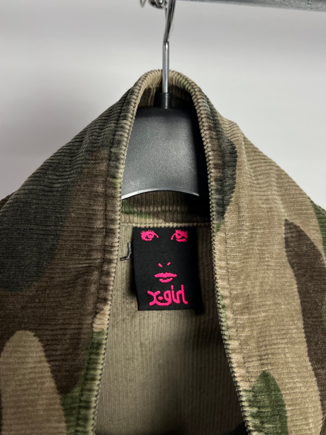 X-GIRL 카모플라쥬 코듀로이 집업 자켓  상품이미지3