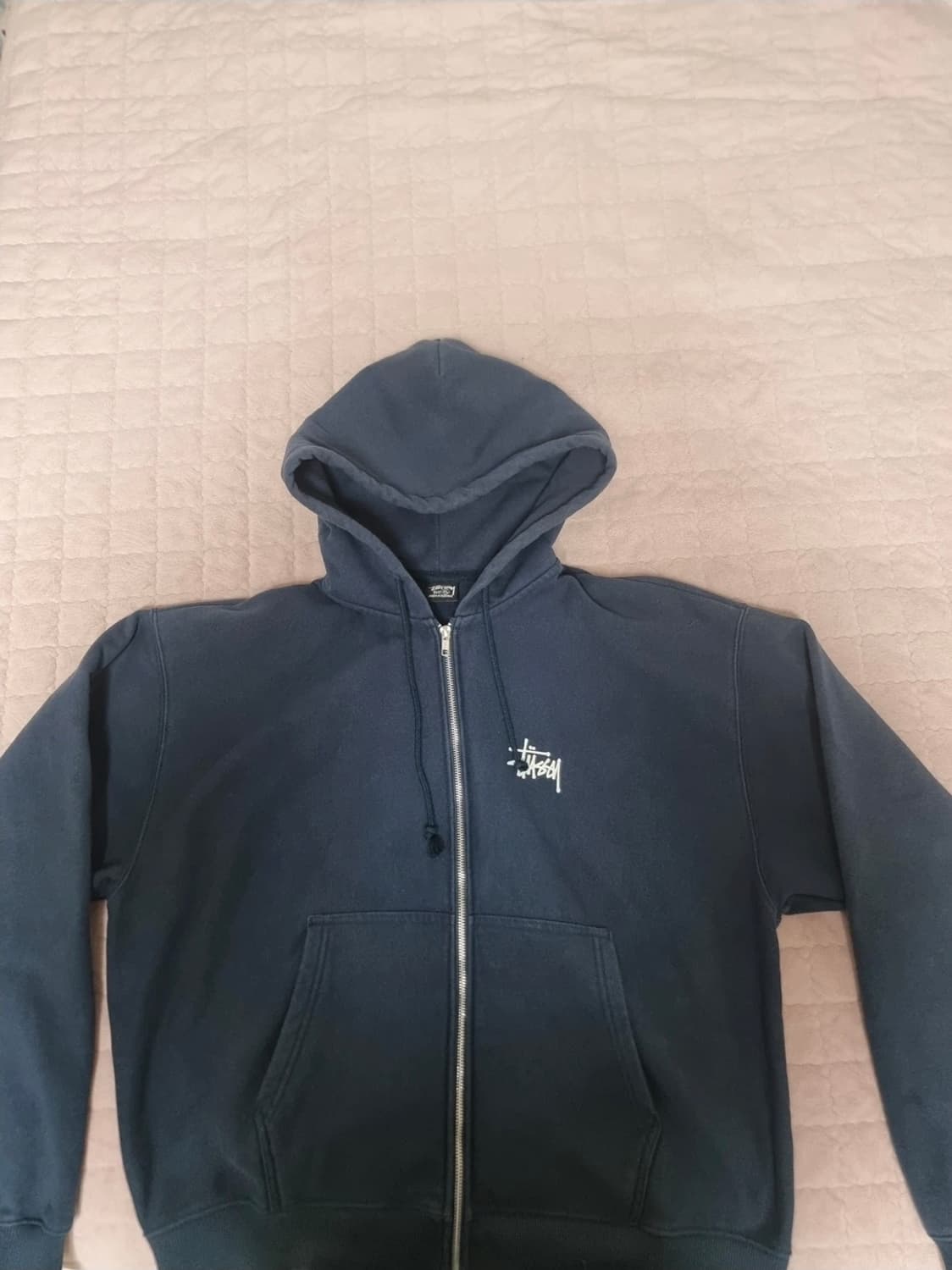 스투시 베이직 후드집업 xl 상품이미지1