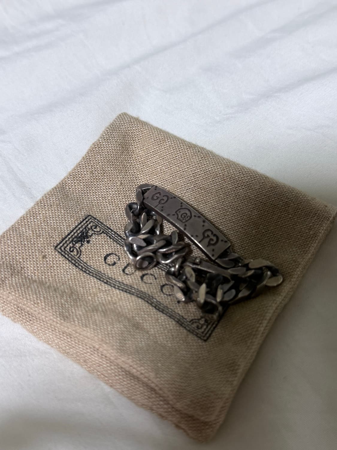 구찌 고스트 체인 팔찌 19호 상품이미지2