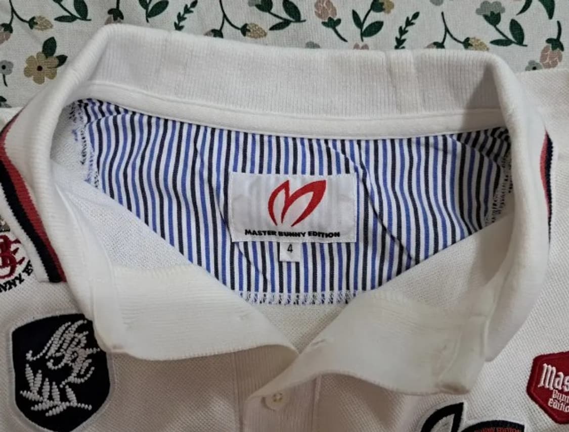 마스터버니에디션 남성 패치반팔PK티셔츠 4사이즈 상품이미지4