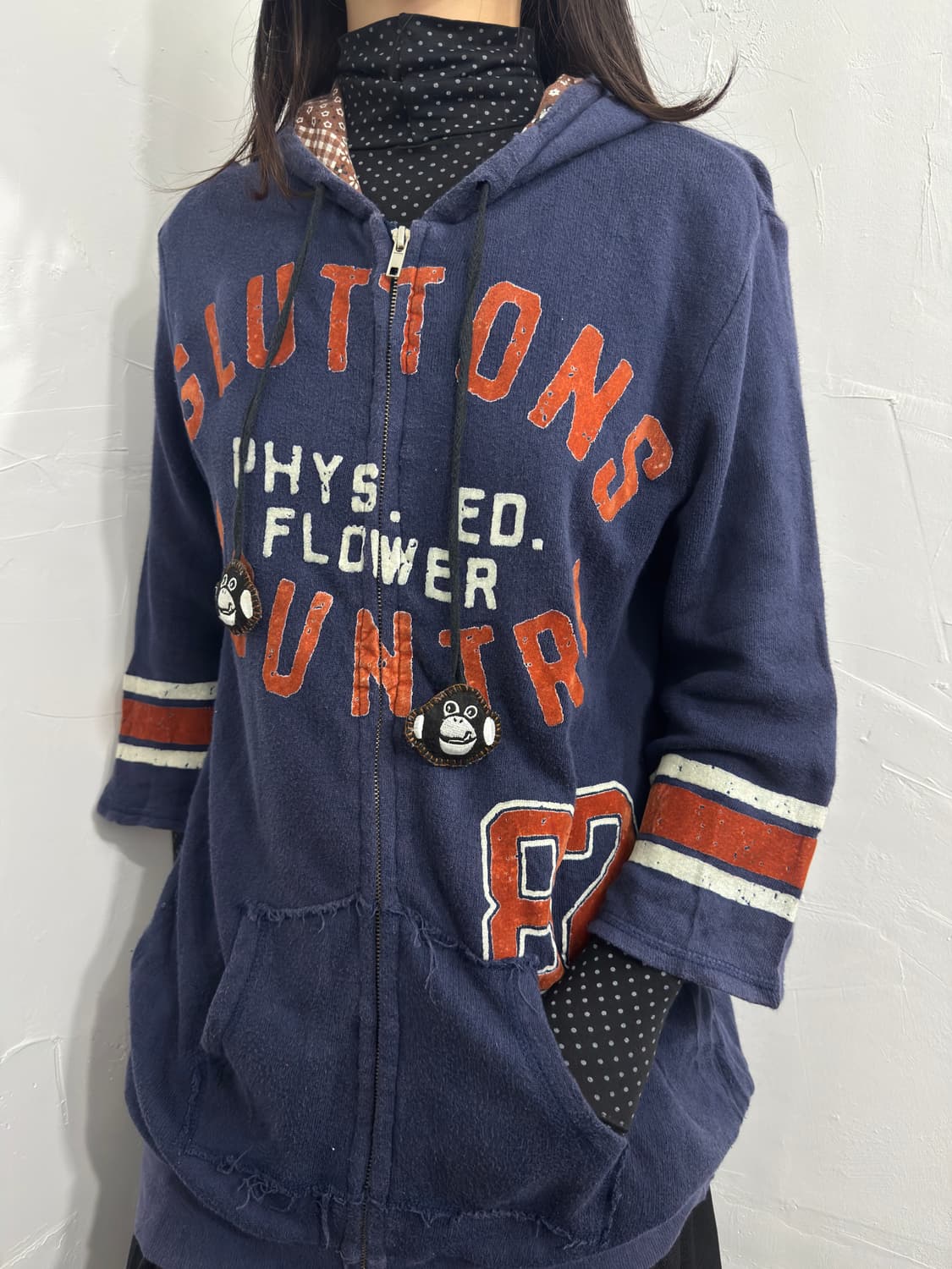 gluttons jennifer monkey hood zipup 상품이미지4